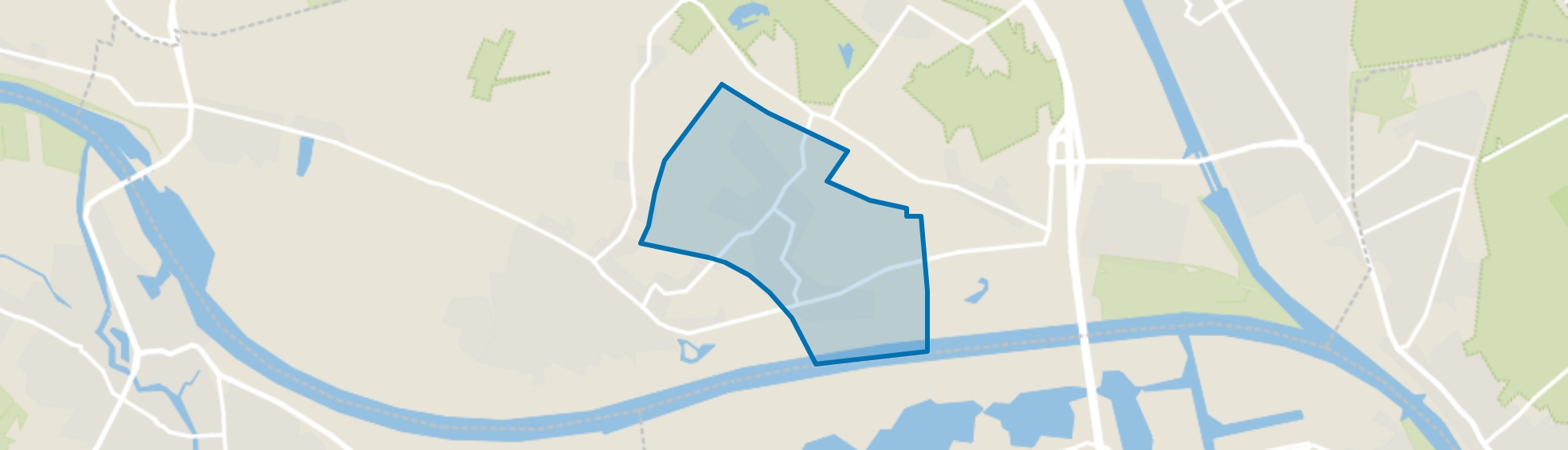 Verspreide huizen Worsum, Overasselt map