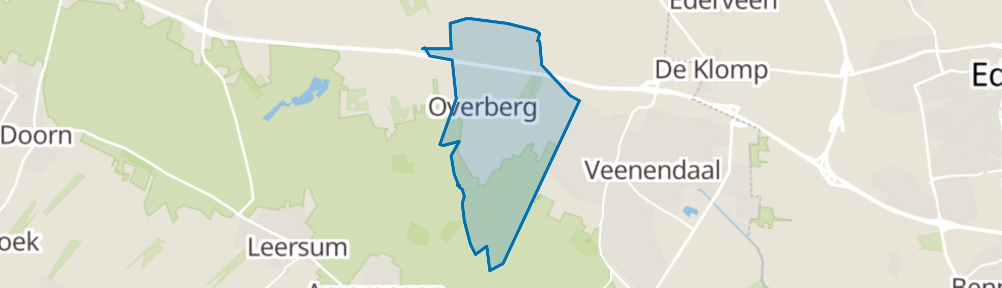 Overberg map