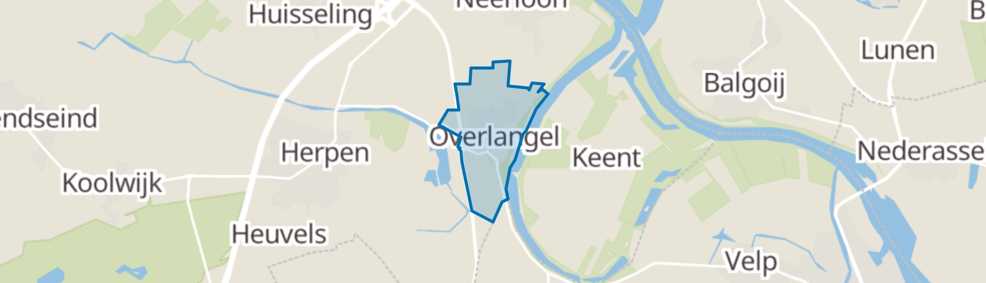 Overlangel map
