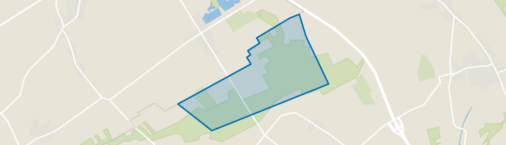 Verspreide huizen Stevensbeek, Overloon map