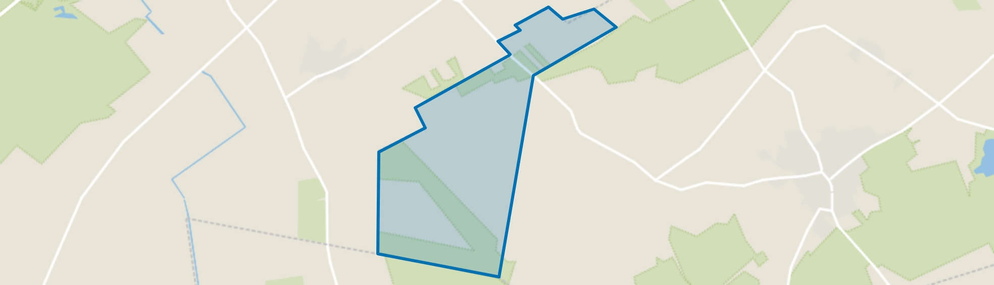 Verspreide huizen Westerbeek, Overloon map