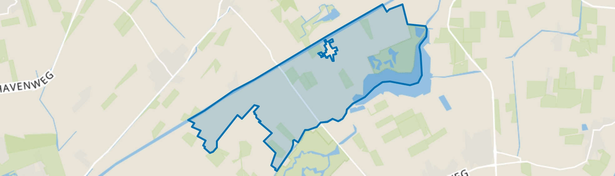 Overschild Buitengebied, Overschild map