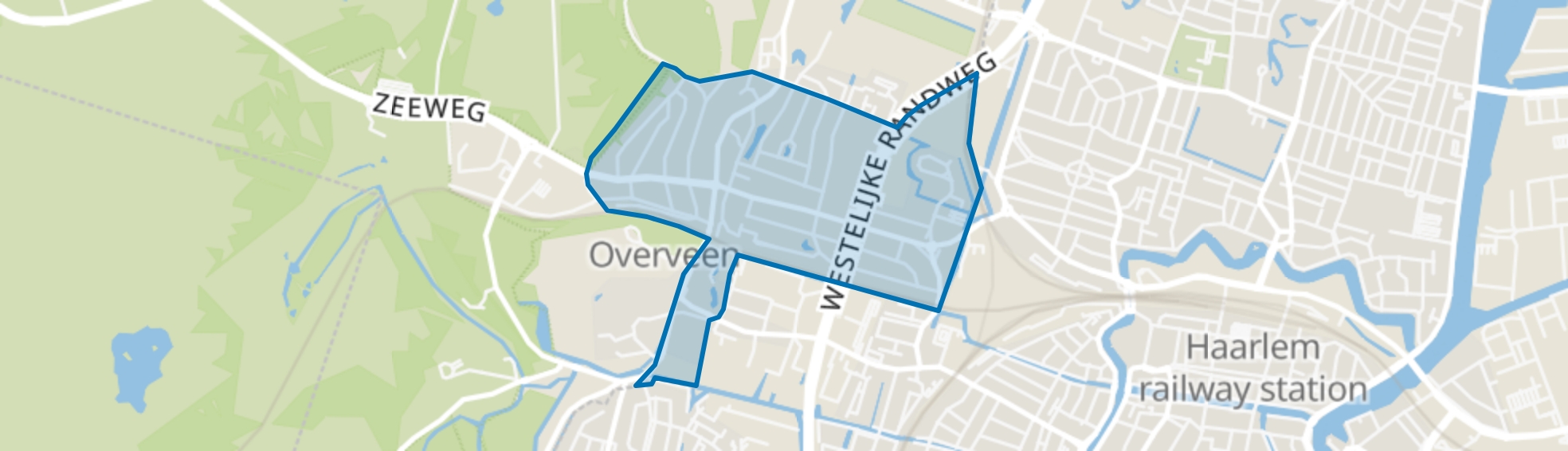 Overveen, Overveen map