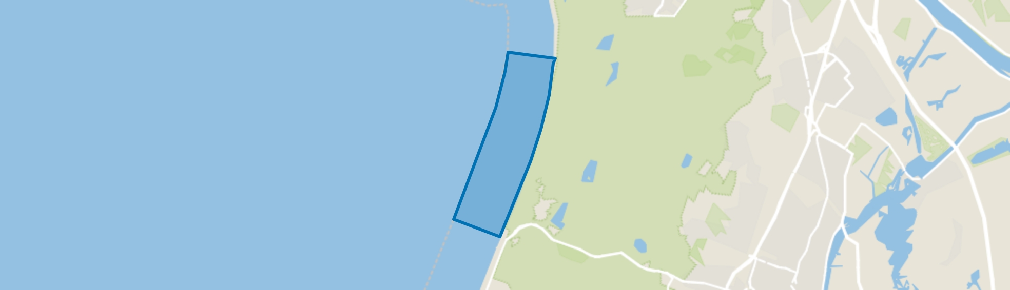 Water, Overveen map