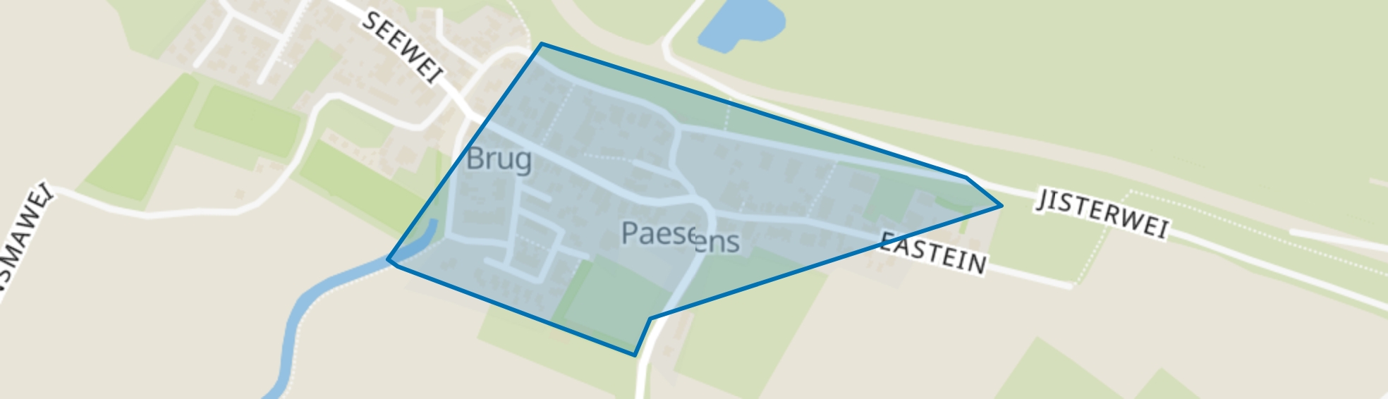 Paesens, Paesens map