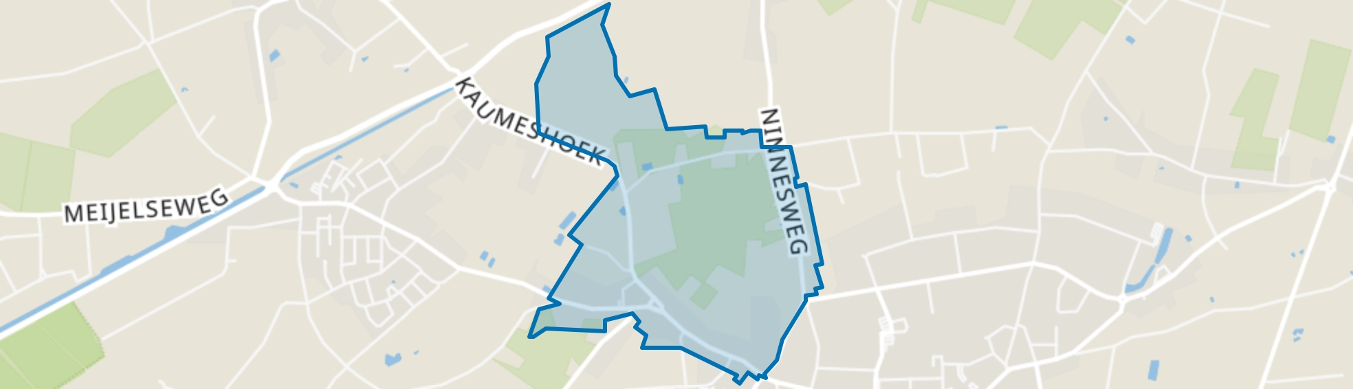 Buitengebied Everlo, Panningen map