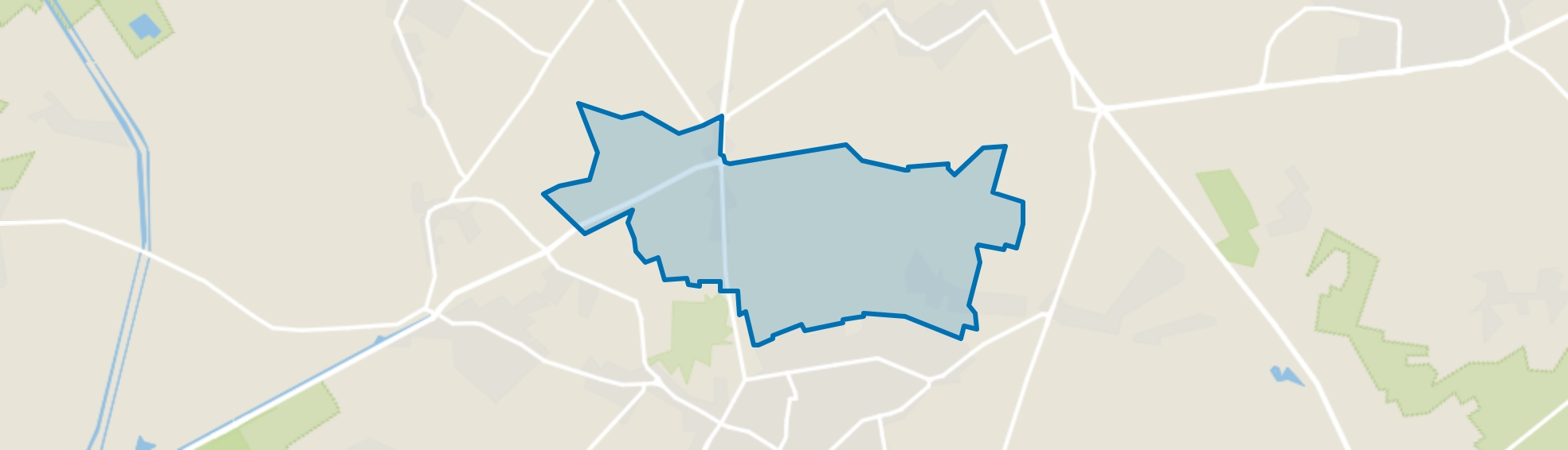 Buitengebied Vosberg-Loo, Panningen map