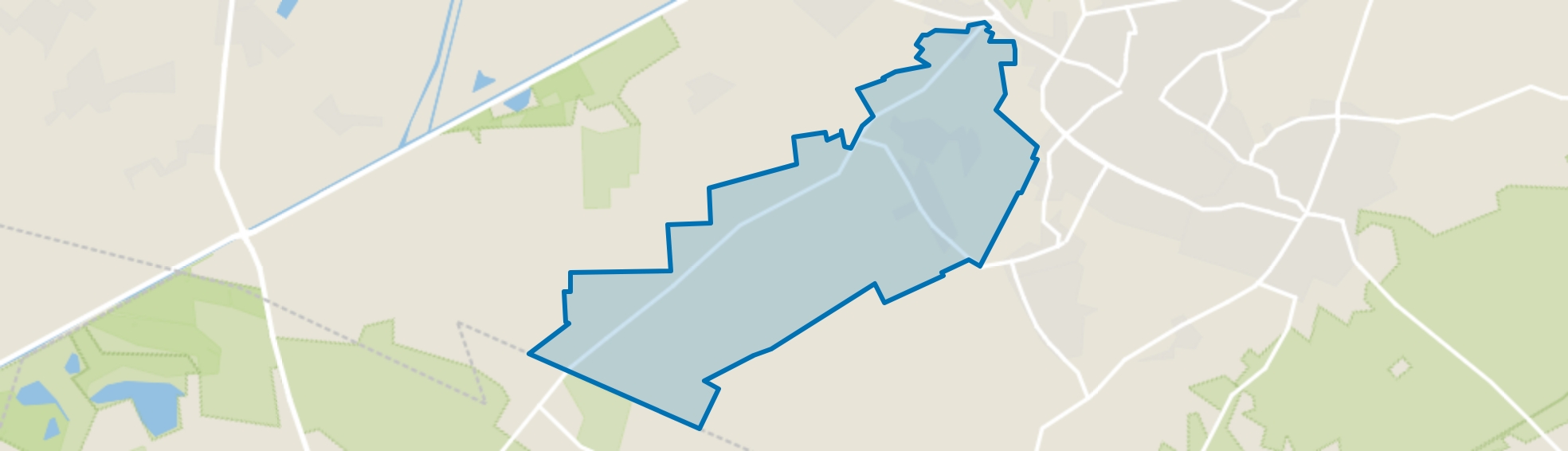 Buitengebied Zelen-Hub, Panningen map
