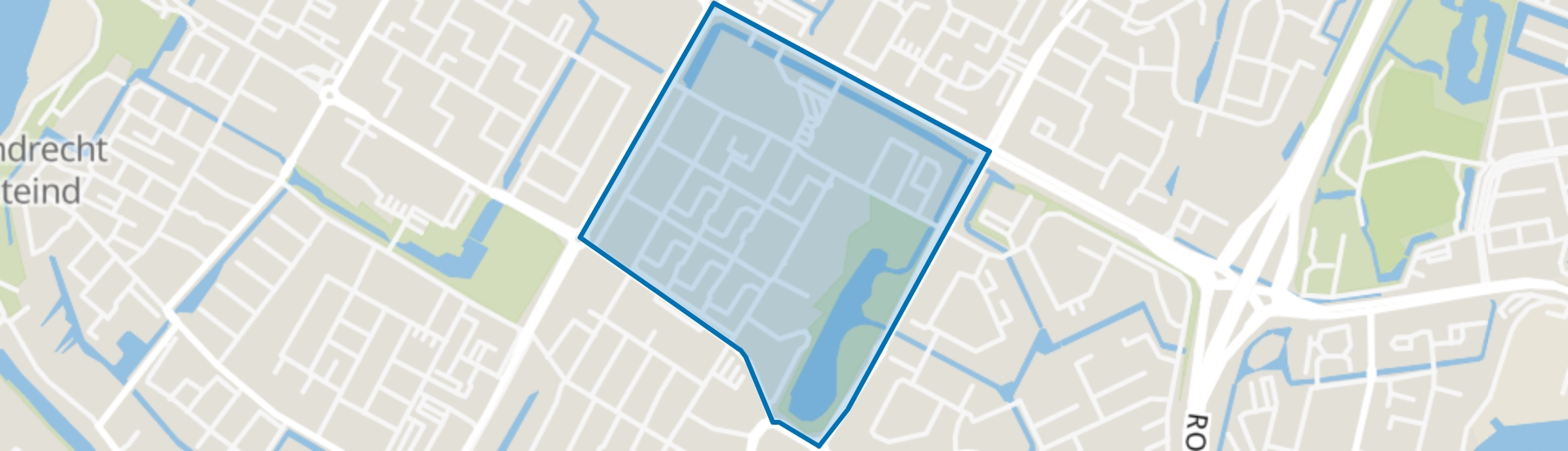 Kraaihoek Noord, Papendrecht map