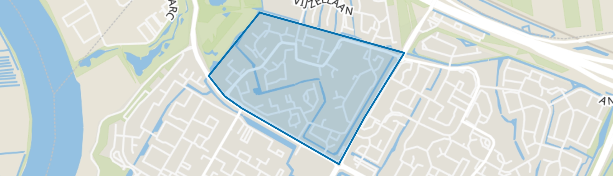 Molenbuurt, Papendrecht map