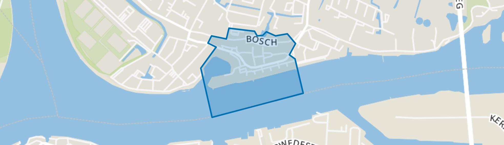 Pontonniersbuurt, Papendrecht map