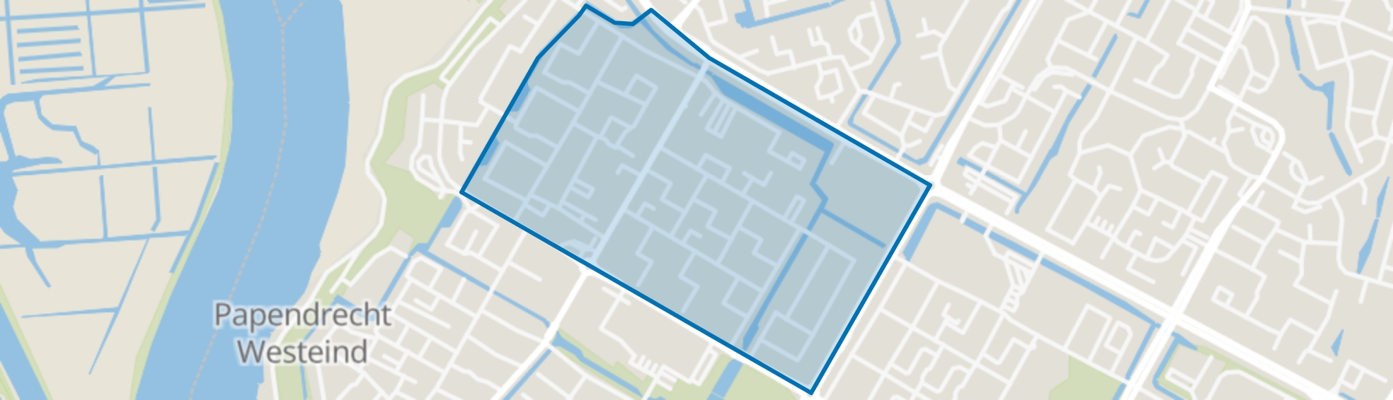 Schildersbuurt, Papendrecht map