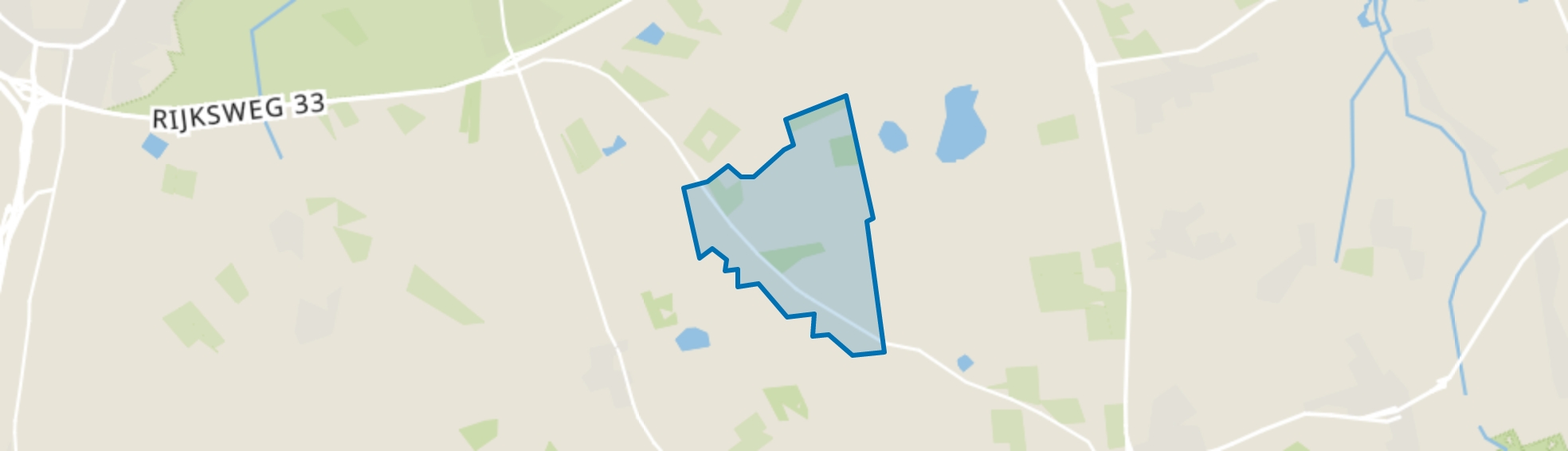 Verspreide huizen Papenvoort, Papenvoort map