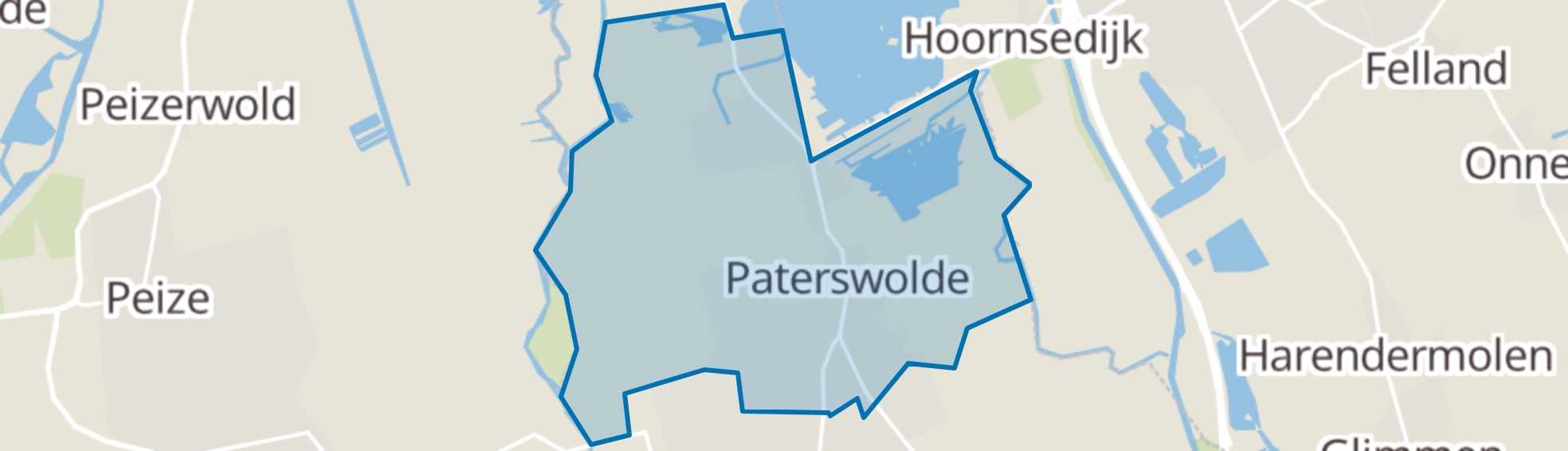Paterswolde map