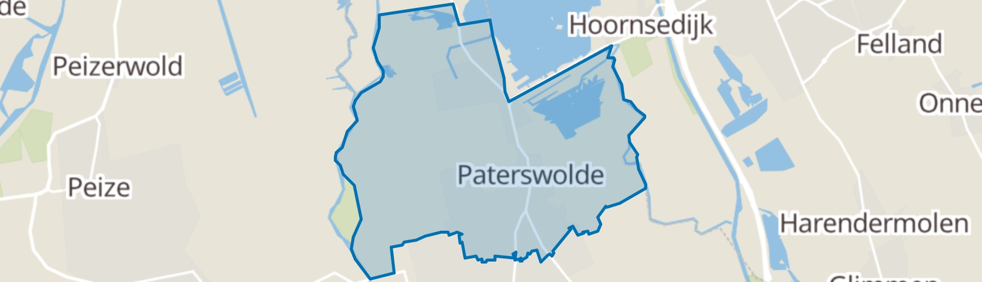 Paterswolde map