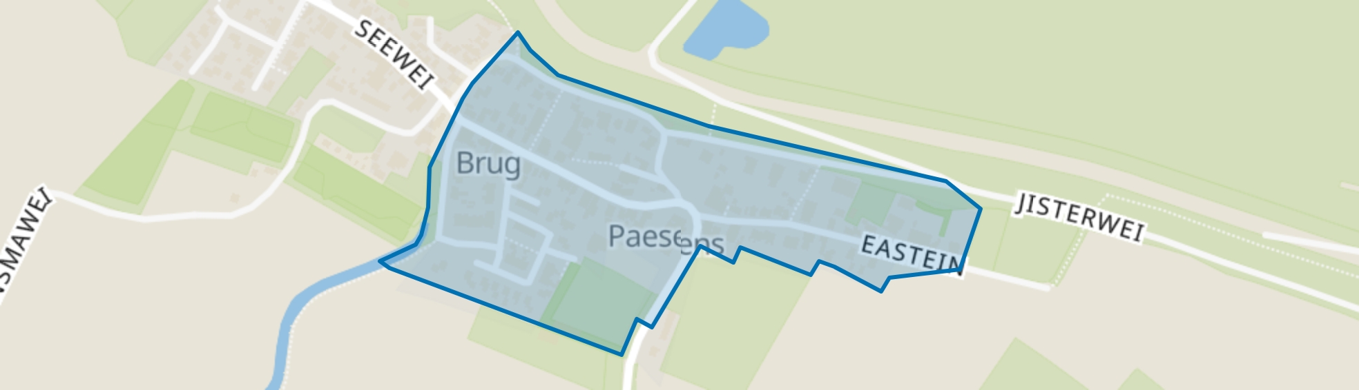 Paesens, Peazens map