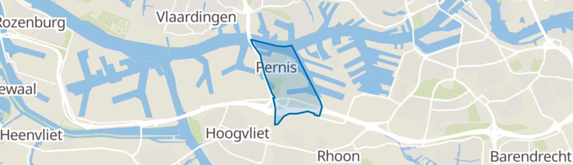 Pernis Rotterdam map