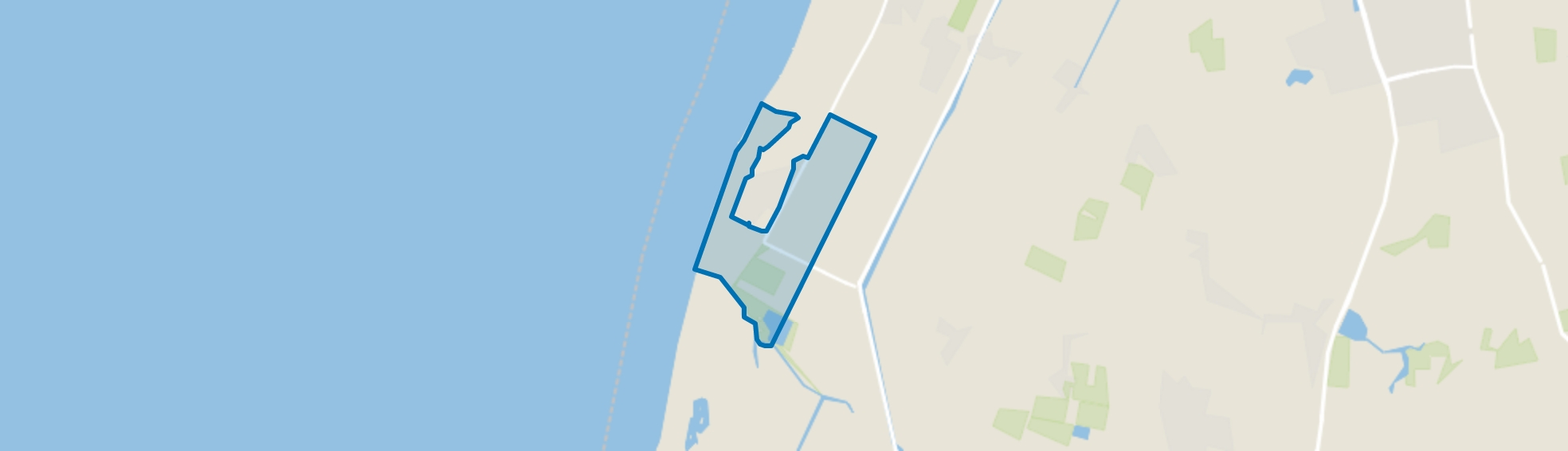 Buitengebied Petten, Petten map