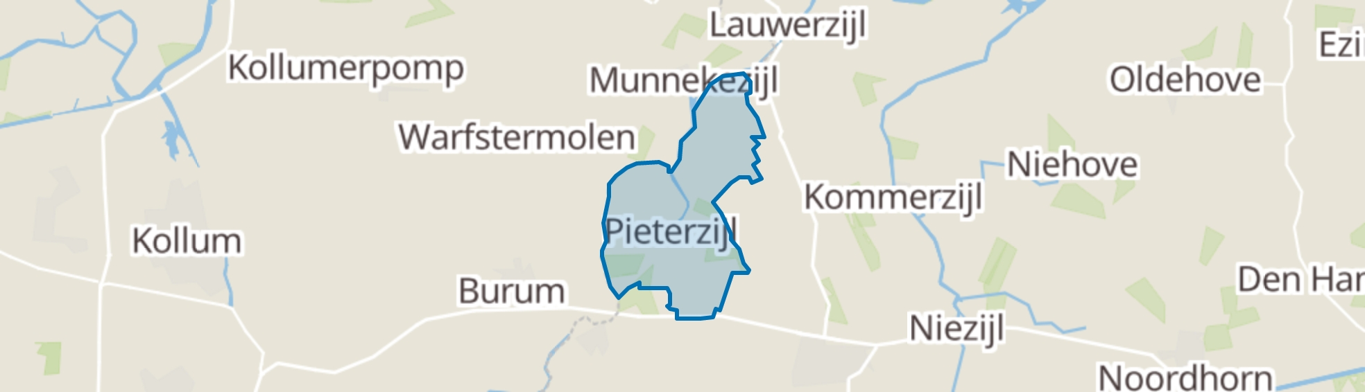 Pieterzijl map