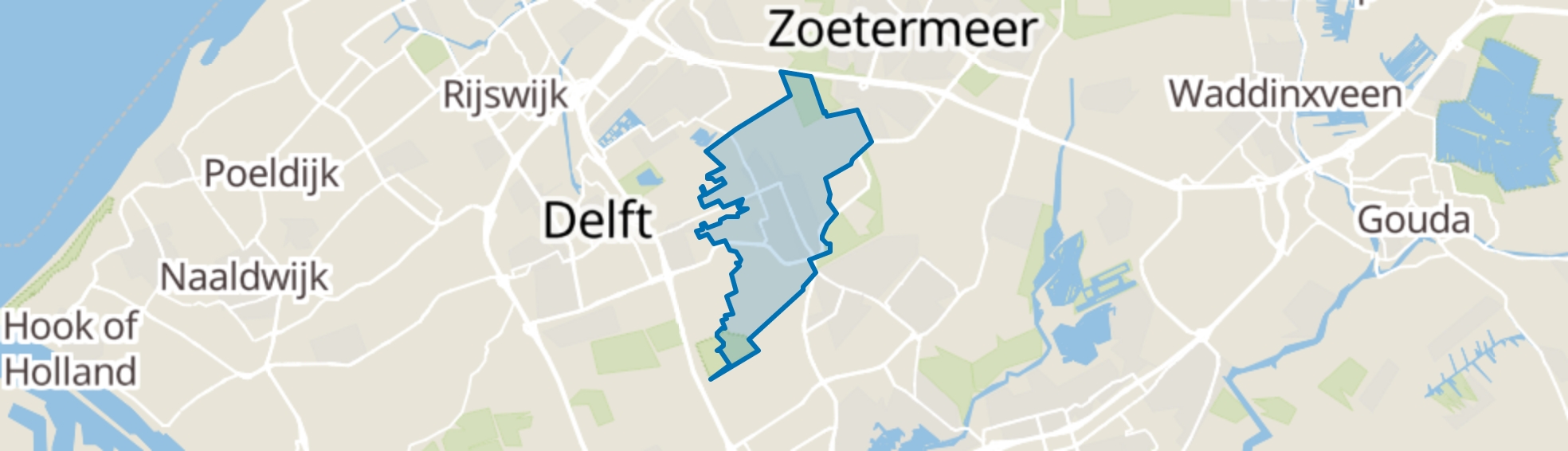 Pijnacker map