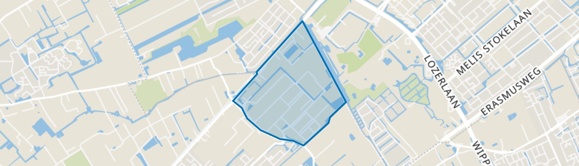 Bedrijventerrein ABC Westland, Poeldijk map