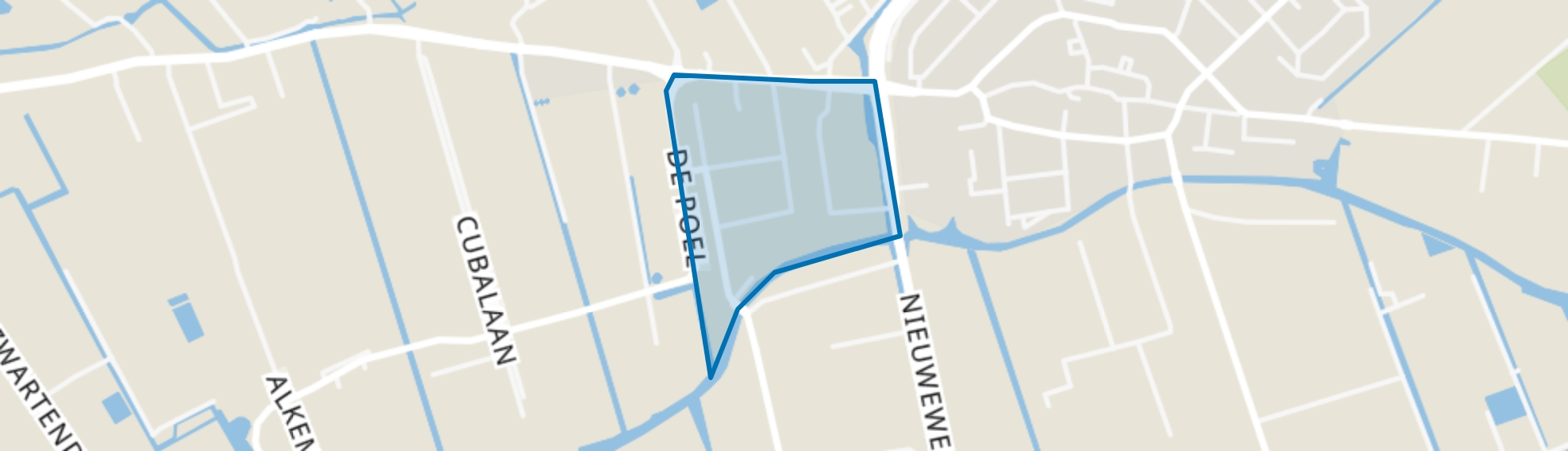 Bedrijventerrein Mercurius, Poeldijk map