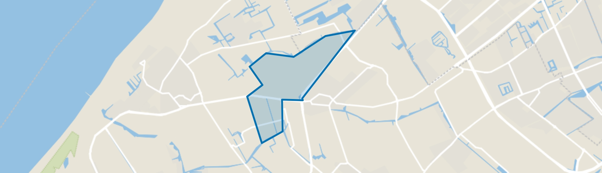 Buitengebied Poeldijk-West, Poeldijk map