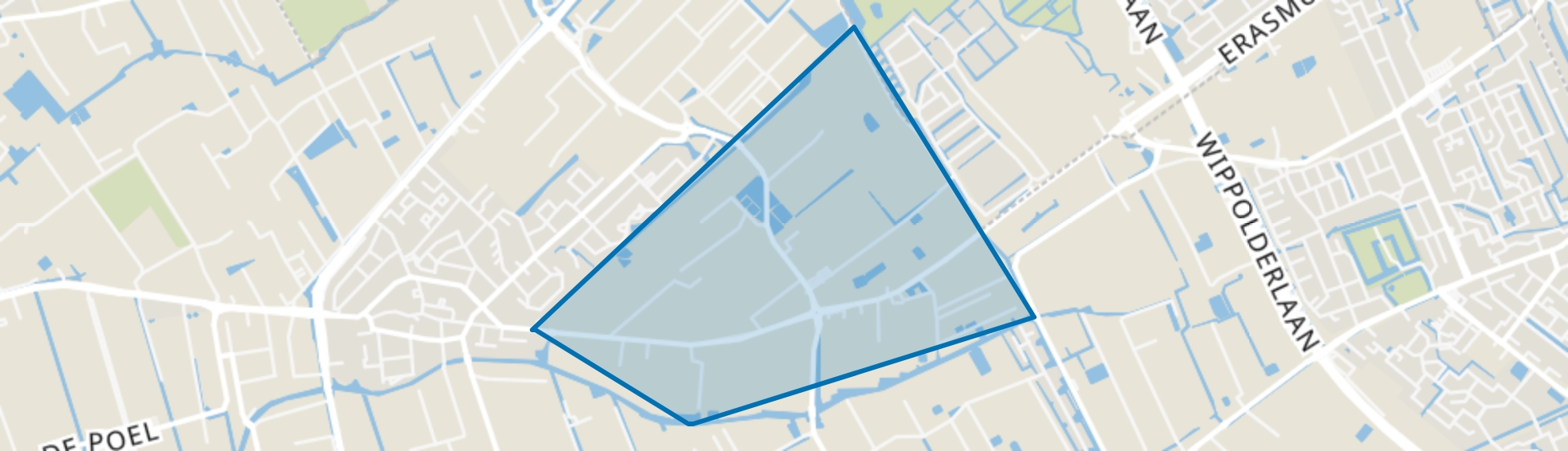 Buitengebied Poelldijk-Oost, Poeldijk map