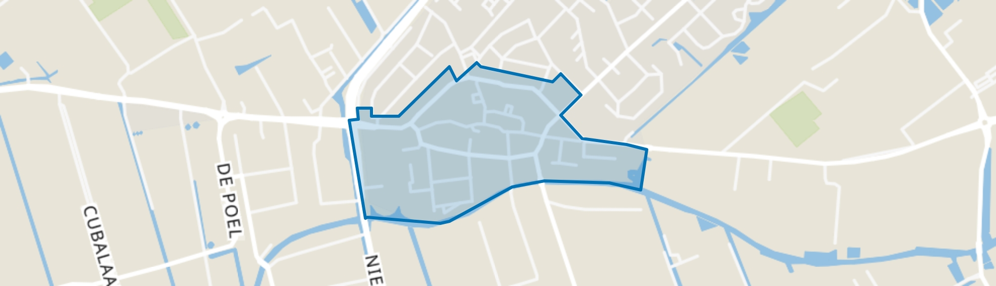 Poeldijk Centrumgebied, Poeldijk map