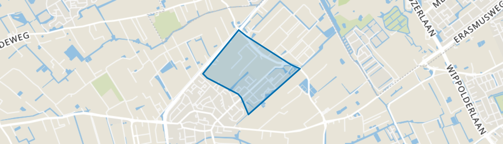 Westhof en Dijkpolder, Poeldijk map