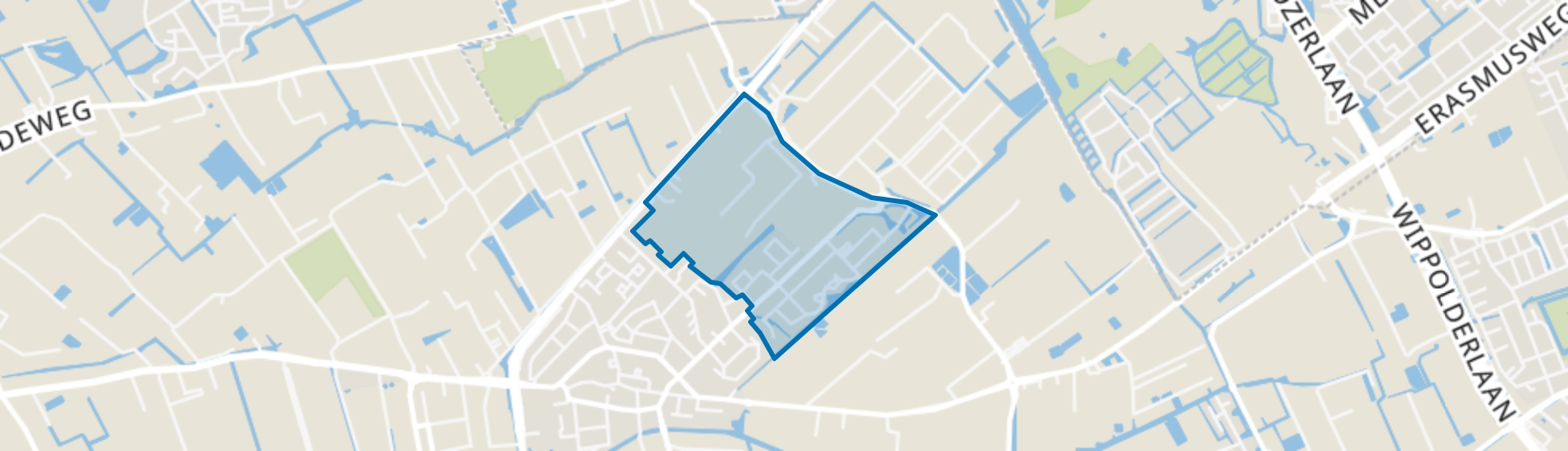 Westhof en Dijkpolder, Poeldijk map