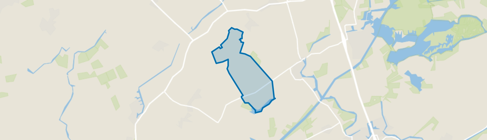 Poppenwier, Poppenwier map