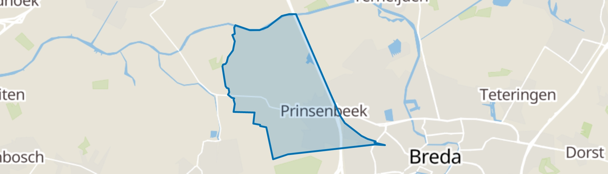 Prinsenbeek map