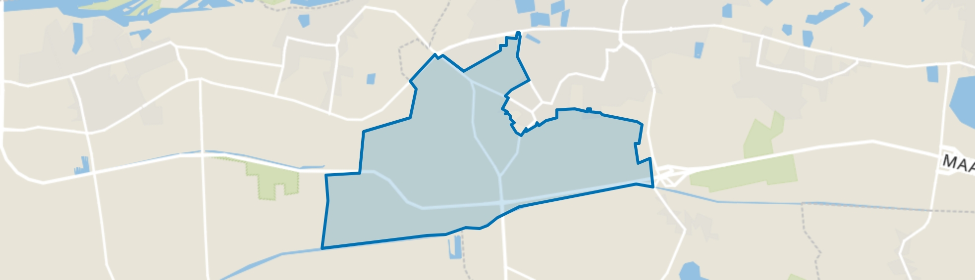 Verspreide huizen Puiflijk, Puiflijk map