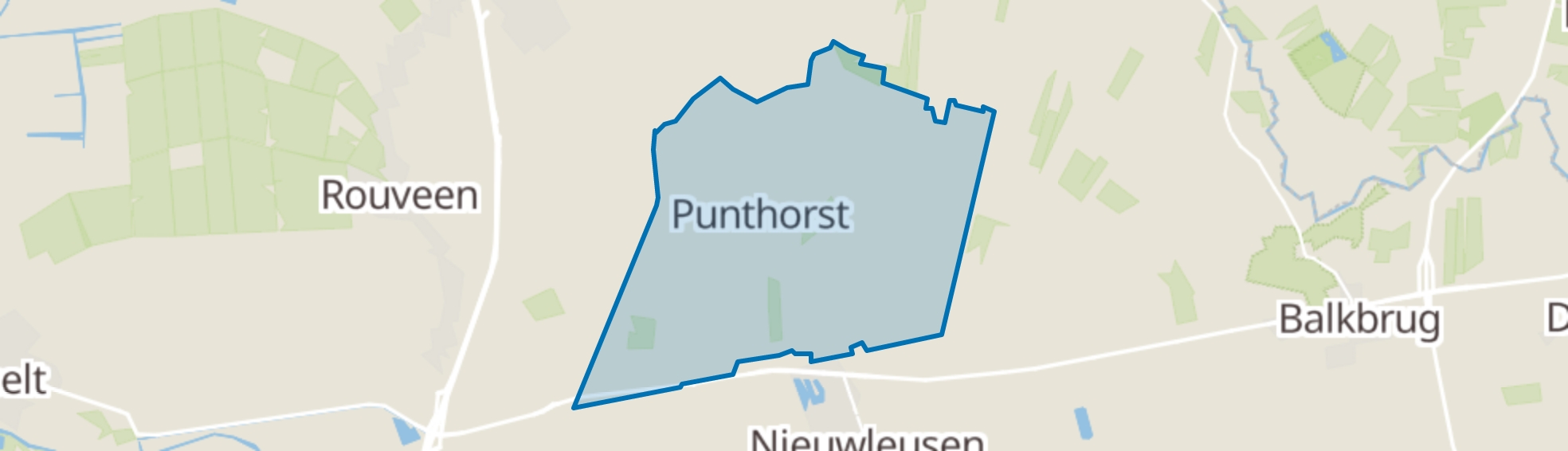 Punthorst map