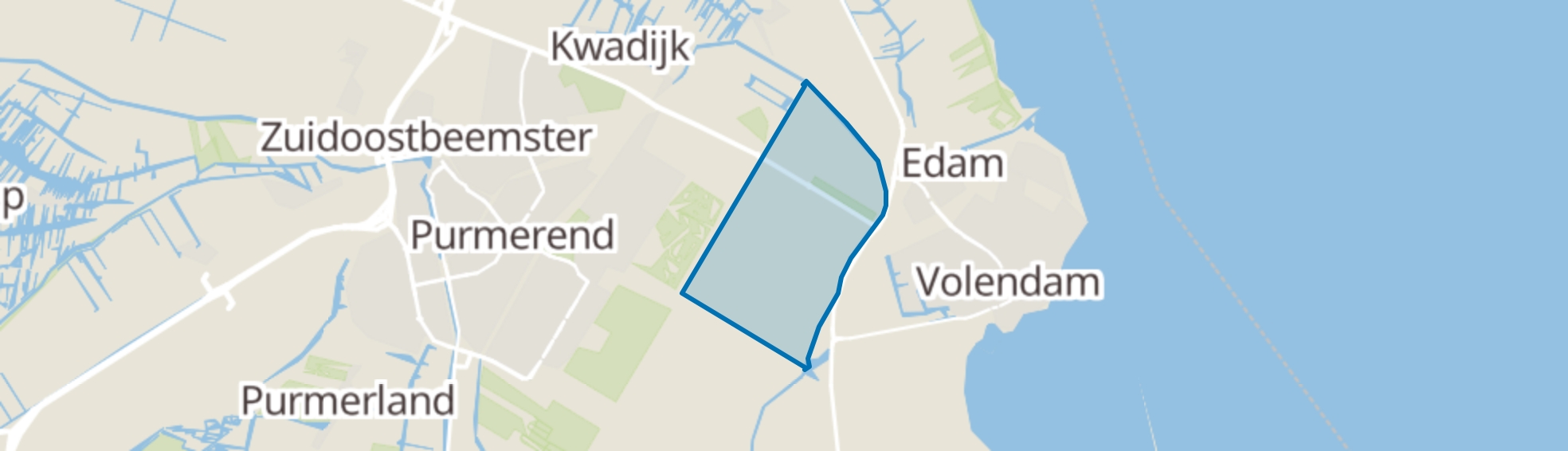 Purmer (Gem. Edam-Volendam) map
