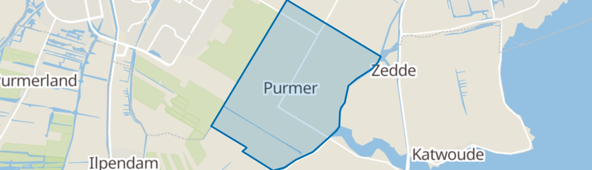 Purmer (Gem. Waterland) map