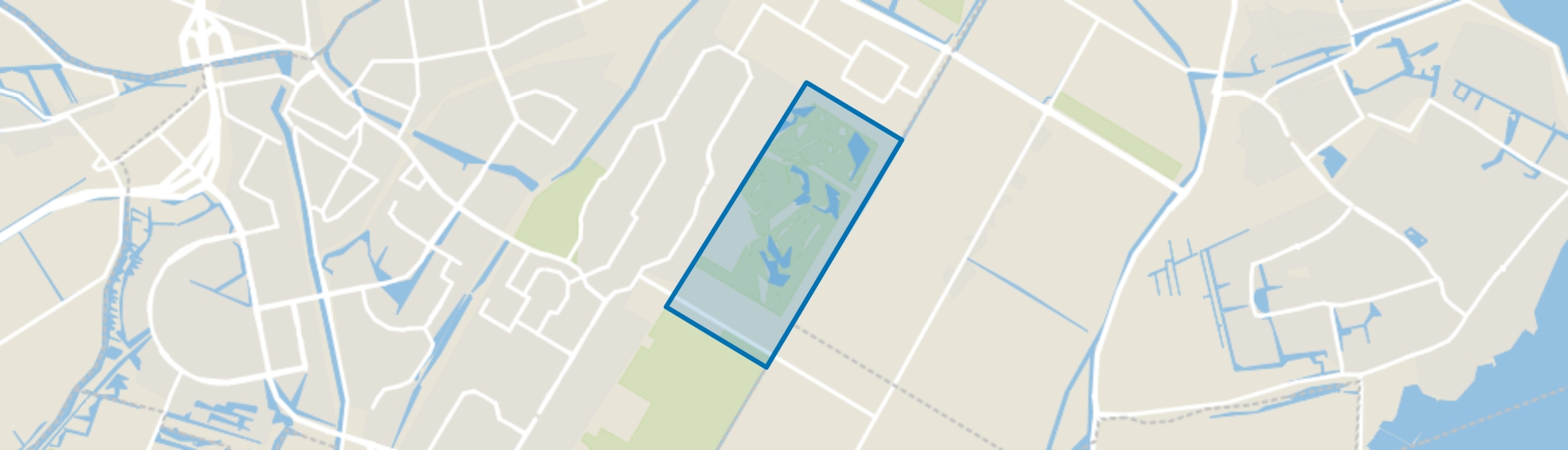 Golfterrein en verspreide bebouwing, Purmerend map