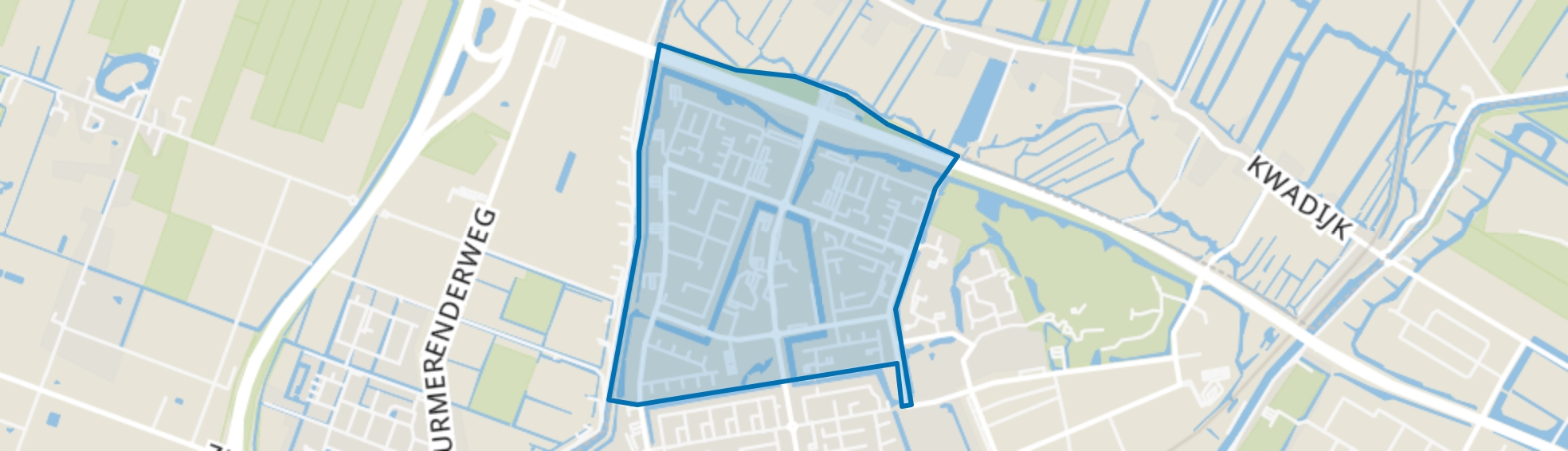 Overwhere-Noord, Purmerend map