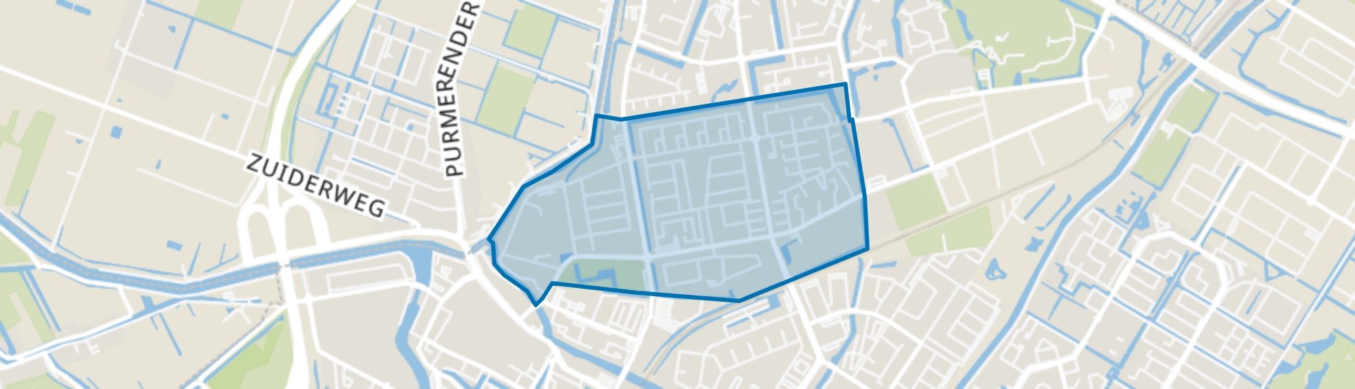 Overwhere-Zuid, Purmerend map