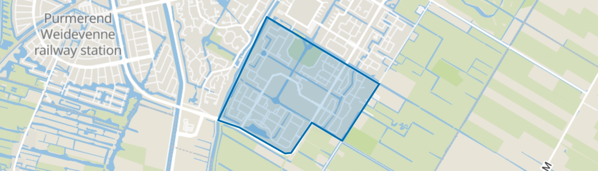 Purmer-Zuid/Zuid, Purmerend map