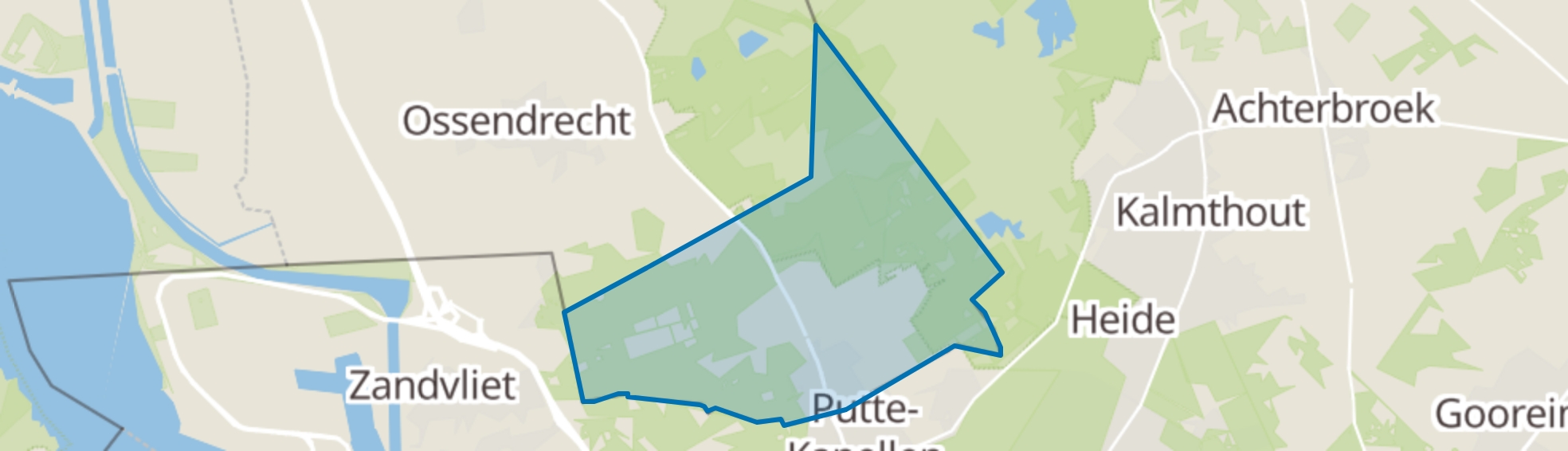 Putte map