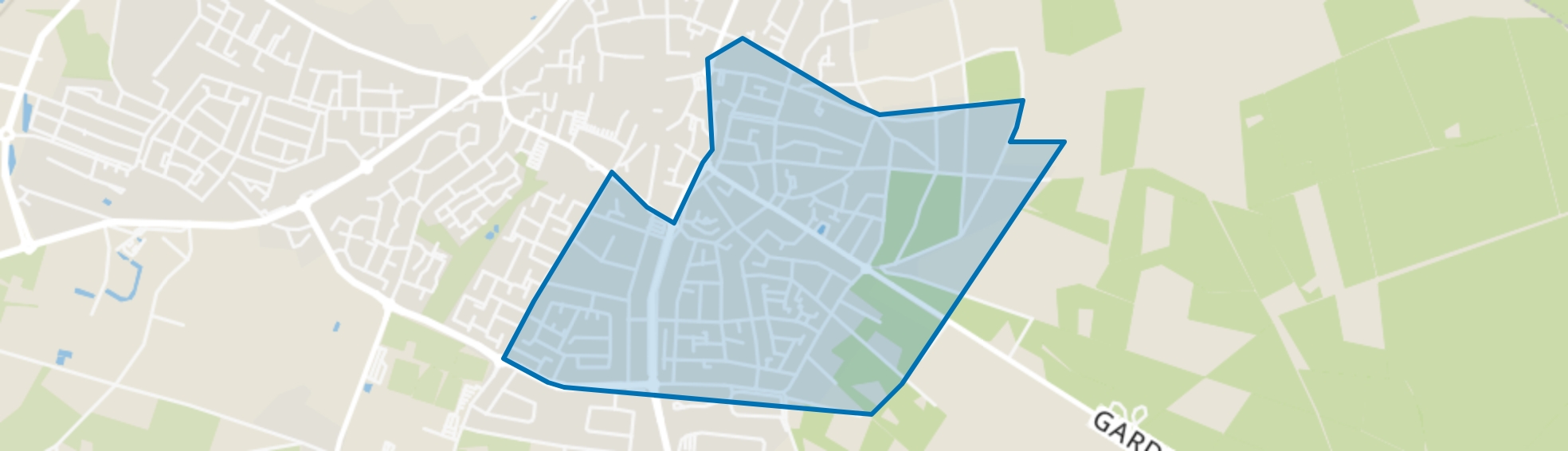 Putten-Zuid-Oost, Putten map