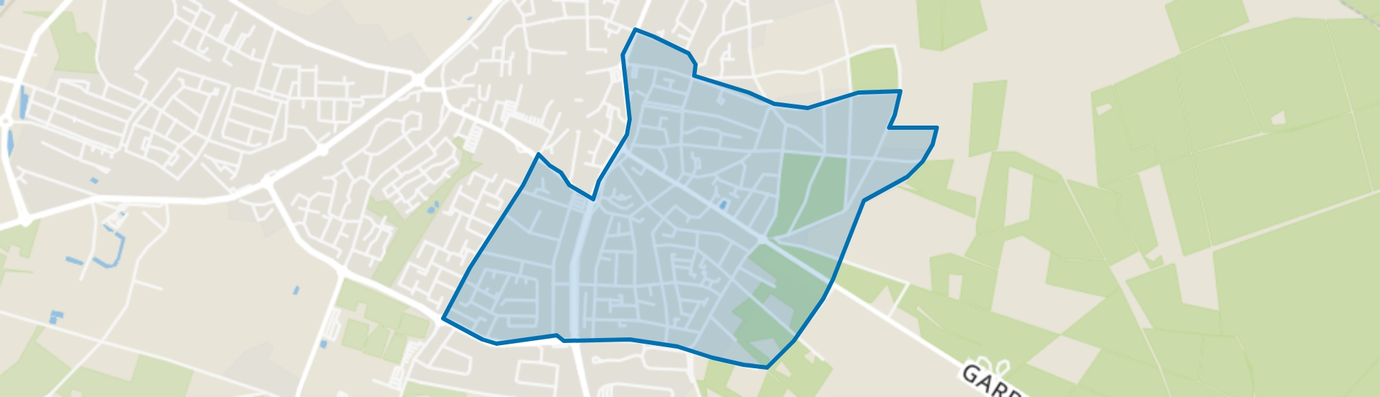 Putten-Zuid-Oost, Putten map