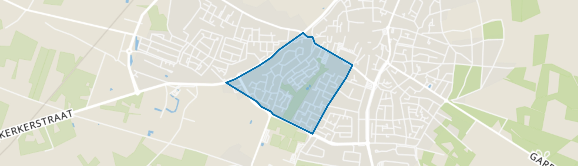 Putten-Zuid-West, Putten map