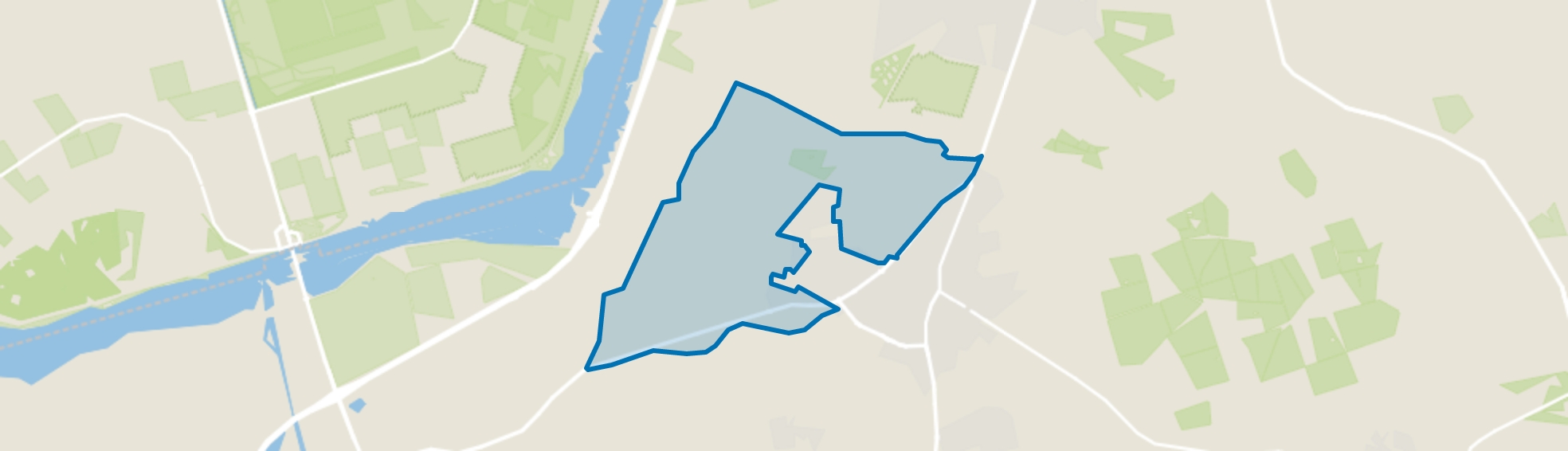 Verspreide huizen Norden, Bijsteren en Hoef, Putten map