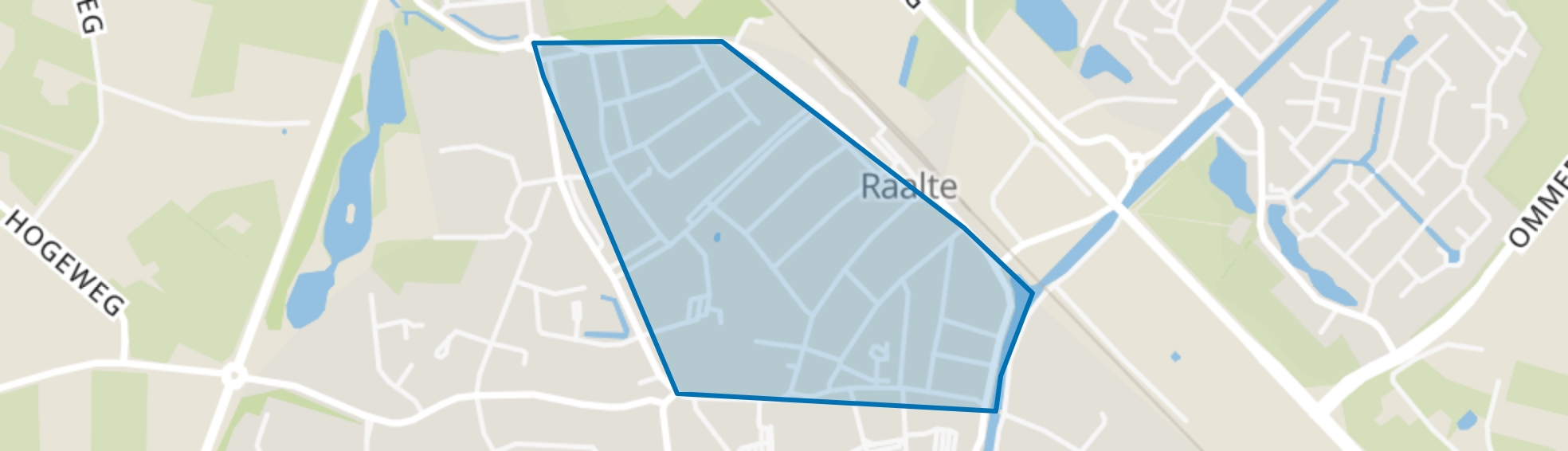 Blekkerhoek, Raalte map