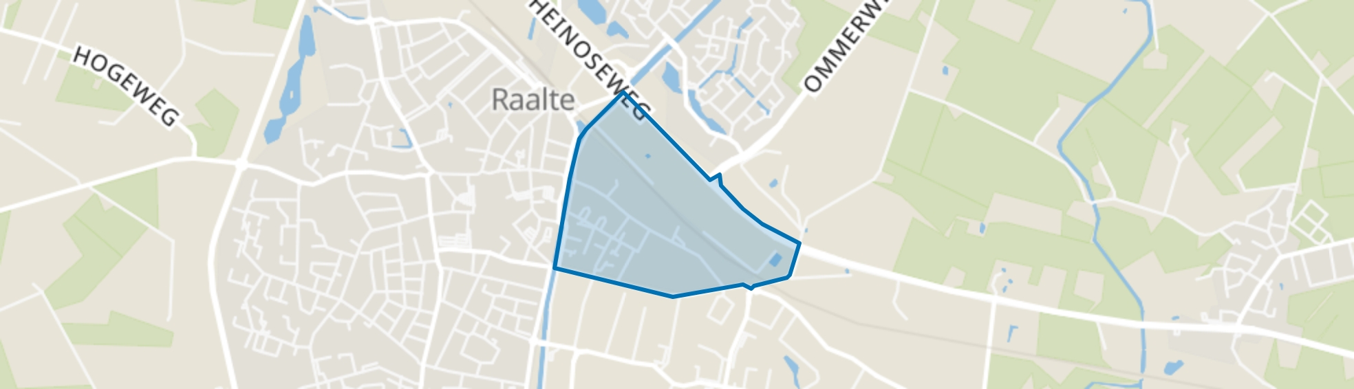 De Enk, Raalte map