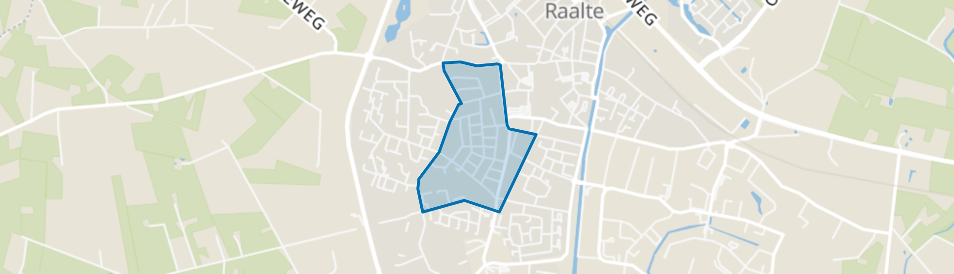 Westdorp, Raalte map