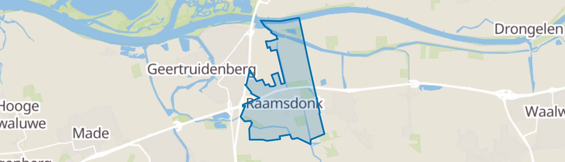 Raamsdonk map